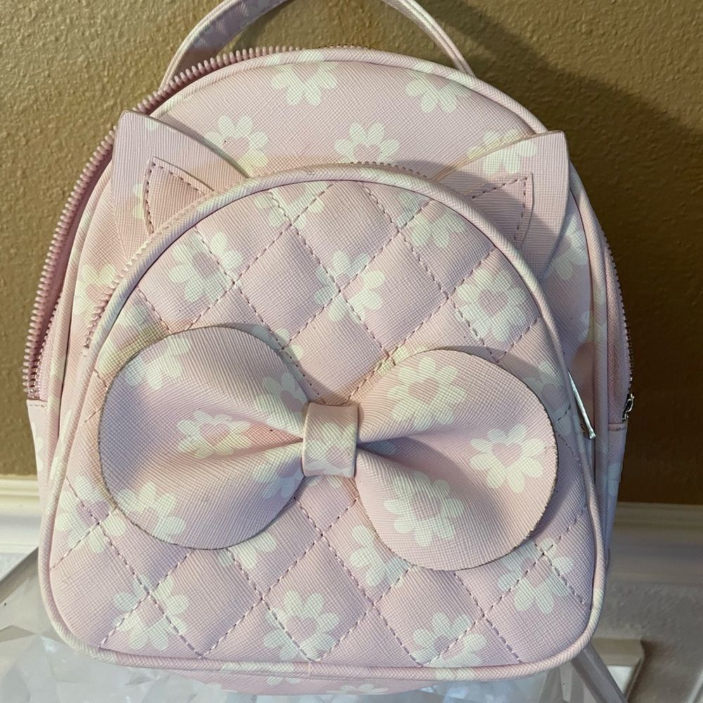 Under One Sky Light Pink Daisy Mini Backpack